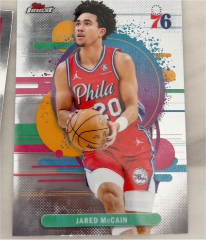 2025-26 Topps Finest #190 Jared McCain — front