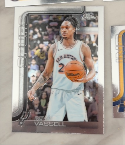 2025-26 Topps Chrome #202 Devin Vassell — front