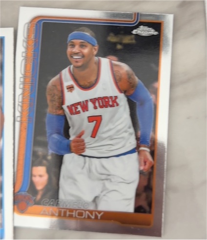2025-26 Topps Chrome #248 Carmelo Anthony — front