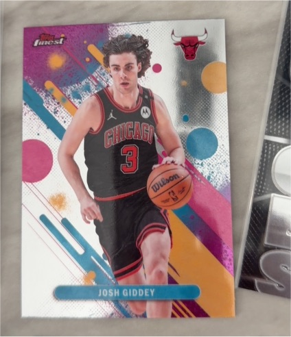 2026 Topps Finest #3 Josh Giddey — front