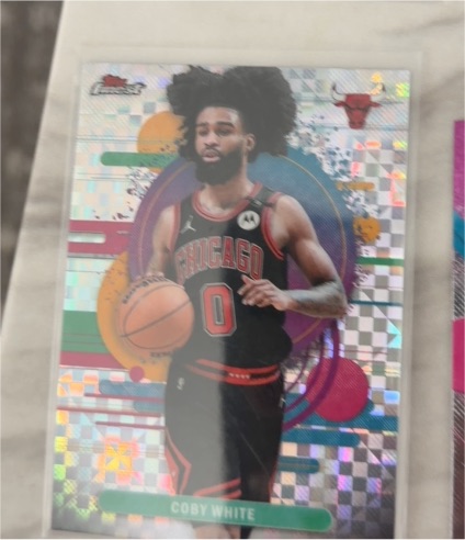 2025-26 Topps Finest #143 Coby White — front