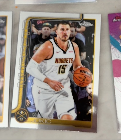 2025-26 Topps Chrome #25 Nikola Jokic — front