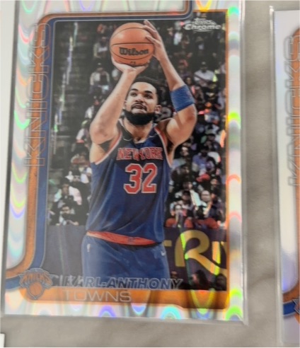 2025-26 Topps Chrome #179 Karl-Anthony Towns — front