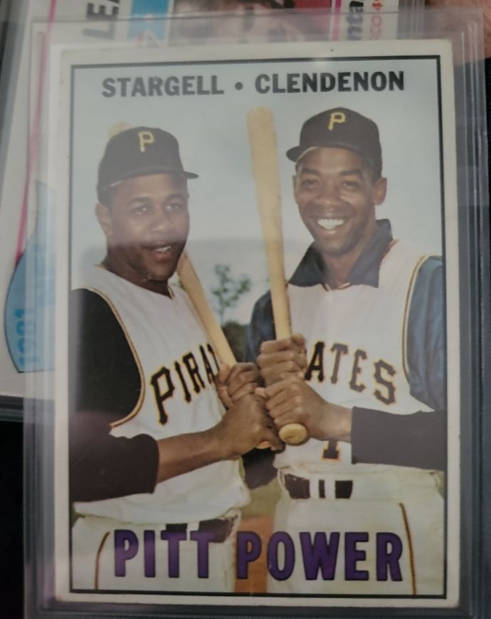 1967 Topps #266 Pitt Power Willie Stargell Donn Clendenon — front