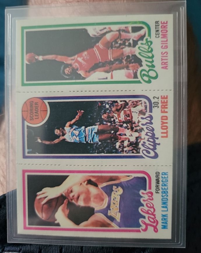 1980-81 Topps #44-214-140 Artis Gilmore Lloyd Free Mark Landsberger — front