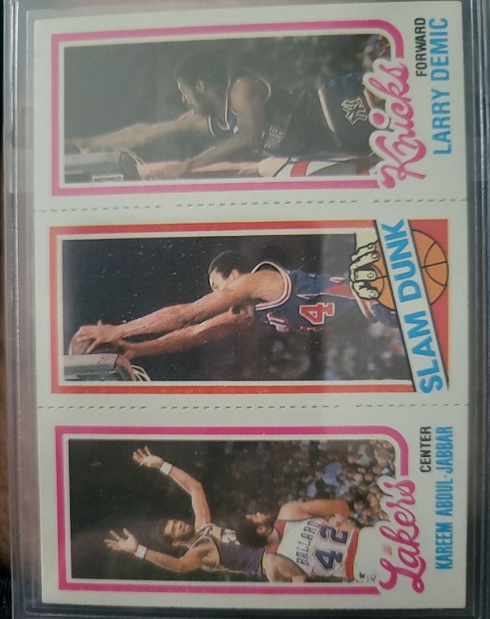 1980-81 Topps #167-253-135 Kareem Abdul-Jabbar John Shumate Larry Demic — front