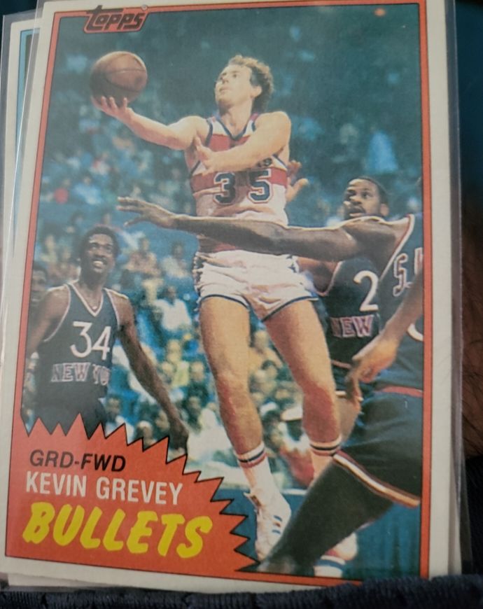 1981-82 Topps #96 Kevin Grevey — front