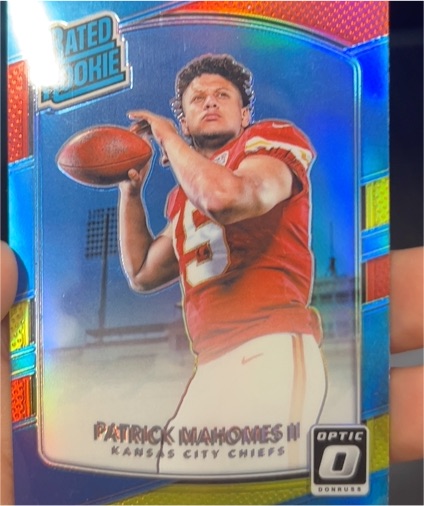 2017 Donruss Optic #177 Patrick Mahomes II Rated Rookie — front
