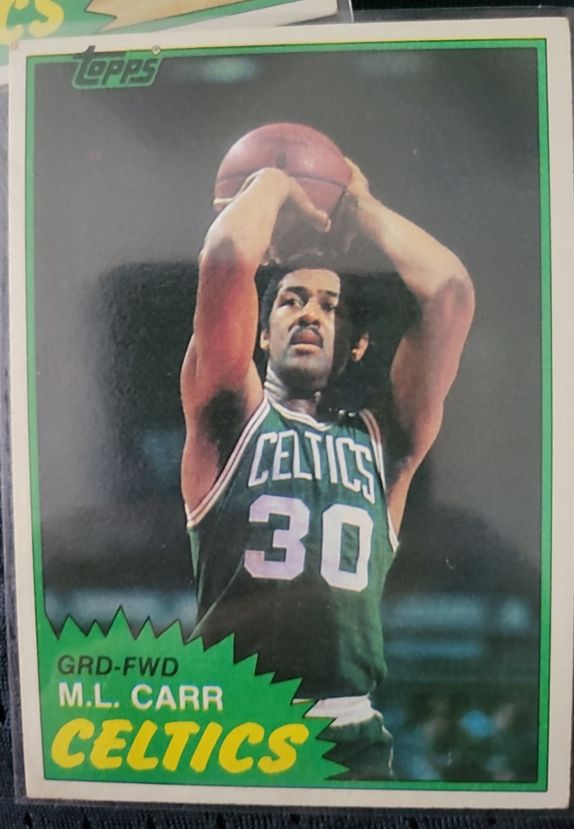 1981 Topps #72 M.L. Carr — front