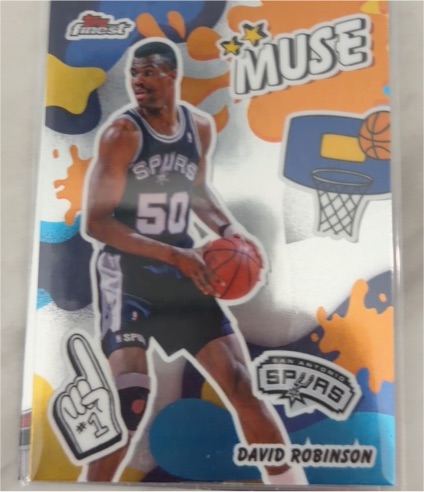 2025-26 Topps Finest #M-19 David Robinson Muse — front