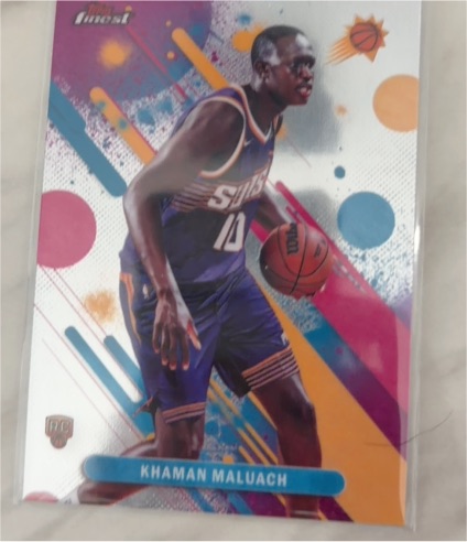 2025-26 Topps Finest #10 Khaman Maluach — front