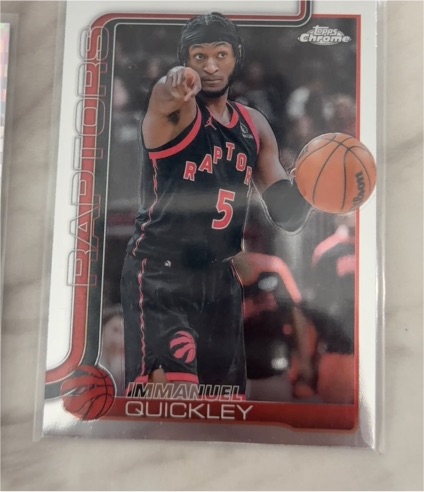 2025-26 Topps Chrome #212 Immanuel Quickley — front