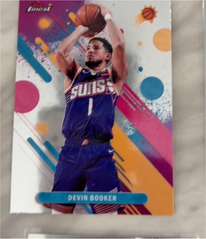 2025-26 Topps Finest #82 Devin Booker — front