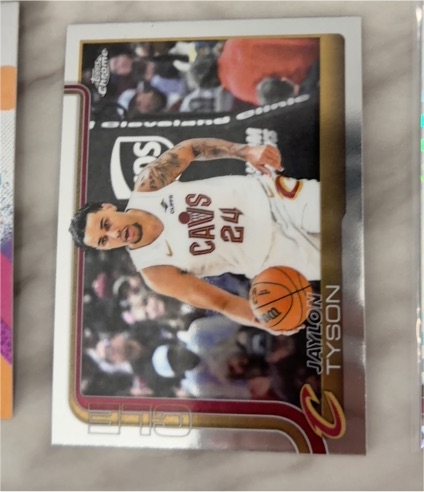 2025-26 Topps #86 Jaylon Tyson — front