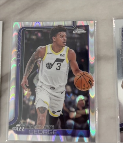 2025-26 Topps Chrome #235 Keyonte George — front