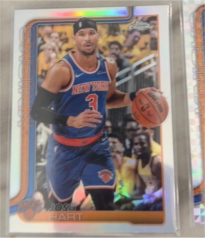 2025-26 Topps Chrome #160 Josh Hart — front