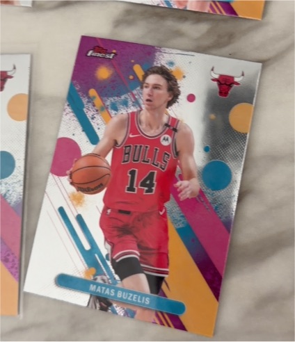2025-26 Topps Finest #36 Matas Buzelis — front