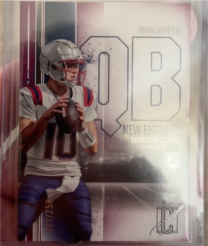 2024 Topps Signature Class #152 Drake Maye — front