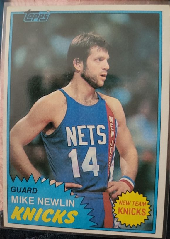 1981-82 Topps #E80 Mike Newlin — front