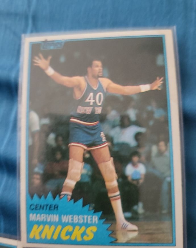 1981-82 Topps #E87 Marvin Webster — front
