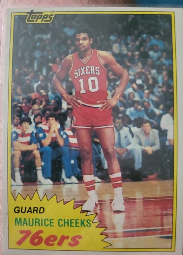 1981-82 Topps #90 Maurice Cheeks — front