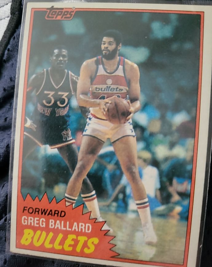 1981-82 Topps #94 Greg Ballard — front