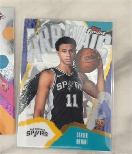 2025 Topps Finest Arrivals #A-14 Carter Bryant — front