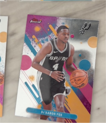 2025-26 Topps Finest #99 De'Aaron Fox — front