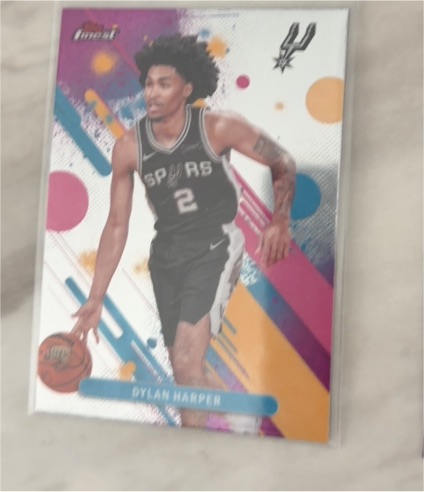 2025-26 Topps Finest #2 Dylan Harper — front
