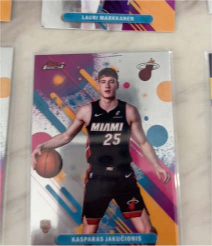 2026 Topps Finest #20 Kasparas Jakucionis — front