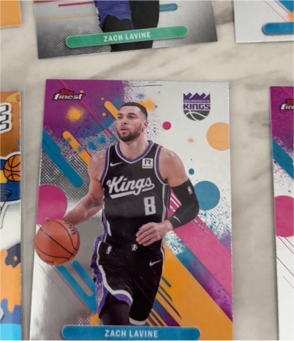 2025-26 Topps Finest #86 Zach LaVine — front