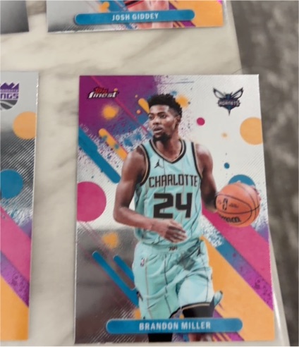 2025-26 Topps Finest #48 Brandon Miller — front