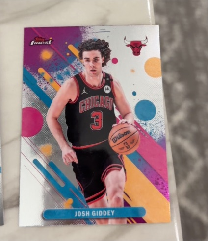 2025-26 Topps Finest #34 Josh Giddey — front