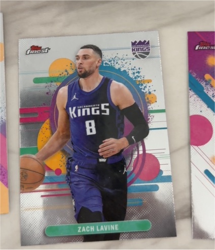 2025-26 Topps Finest #169 Zach Lavine — front