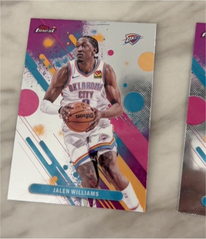 2025 Topps Finest #67 Jalen Williams — front