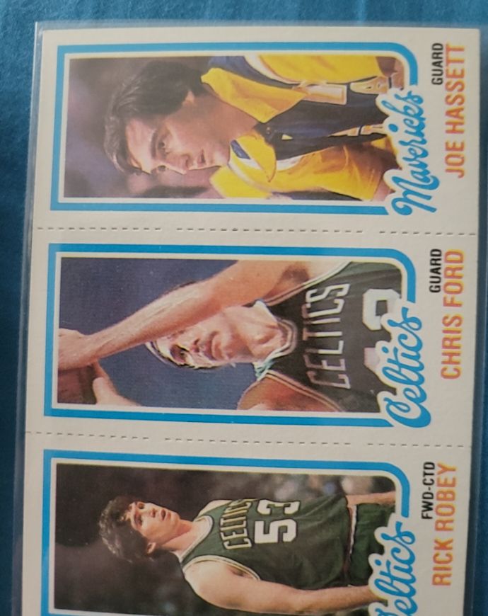1980-81 Topps #40/37/66 Rick Robey / Chris Ford / Joe Hassett — front