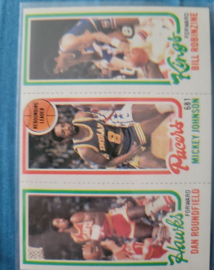 1980-81 Topps Basketball #29-113-130 Dan Roundfield / Mickey Johnson / Bill Robinzine — front