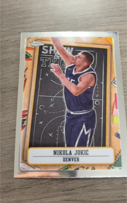 2024-25 Topps Chrome Show & Tell #ST-2 Nikola Jokic — front