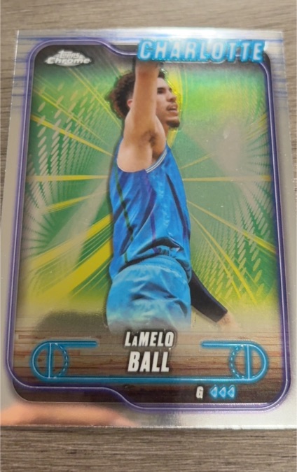 2024-25 Topps Chrome #3 LaMelo Ball — front