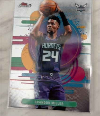 2025-26 Topps Finest #151 Brandon Miller — front