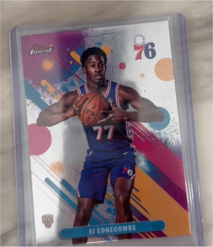 2025-26 Topps Finest #3 VJ Edgecombe — front
