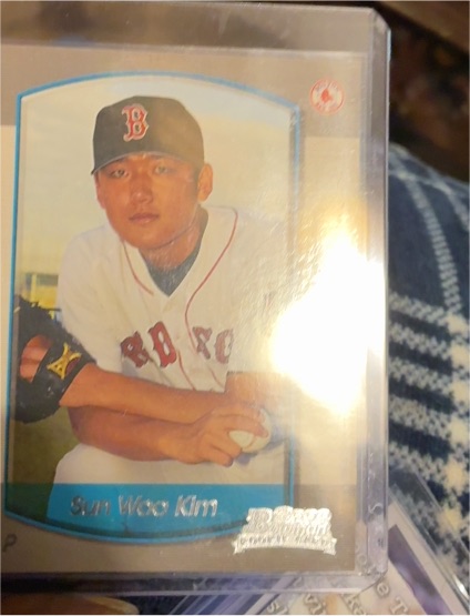 2000 Bowman #299 Sun Woo Kim — front