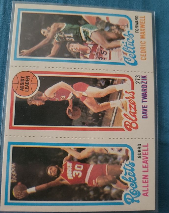 1980-81 Topps Basketball #39-197-106 Cedric Maxwell / Dave Twardzik / Allen Leavell — front