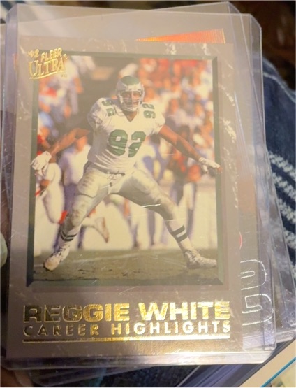 1992 Fleer Ultra #5 Reggie White Career Highlights — front