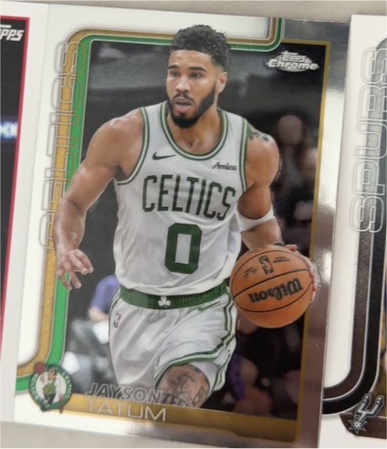 2025-26 Topps Chrome #49 Jayson Tatum — front