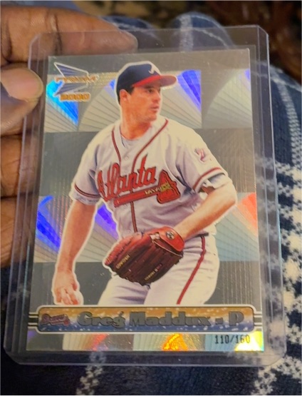 2000 Pacific Prism #14 Greg Maddux — front