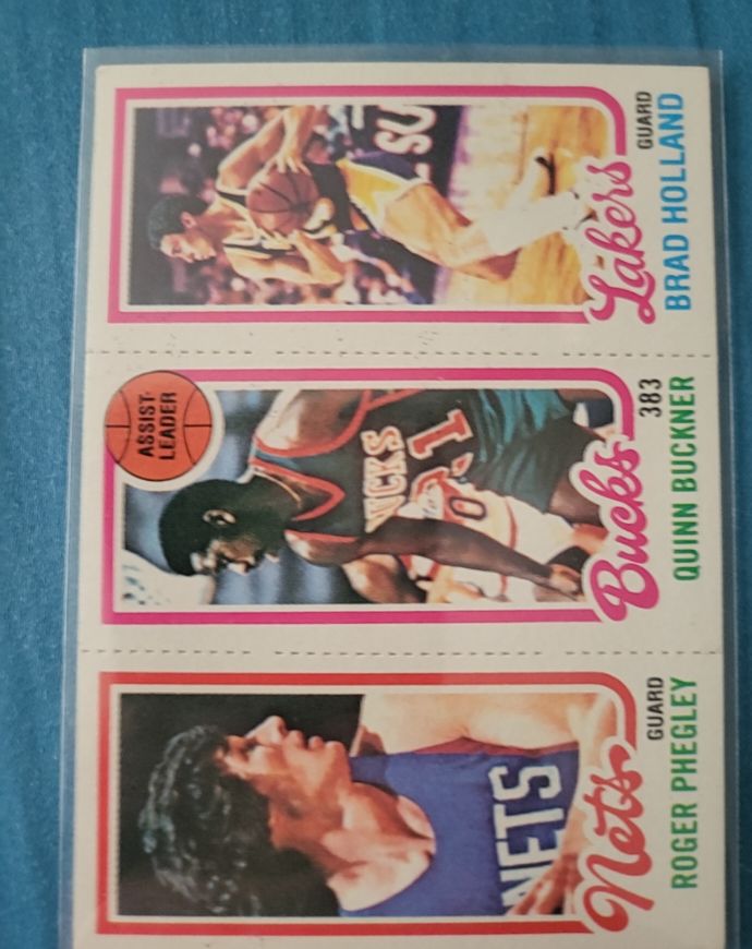 1980-81 Topps #138-145-160 Quinn Buckner, Brad Holland, Roger Phegley — front