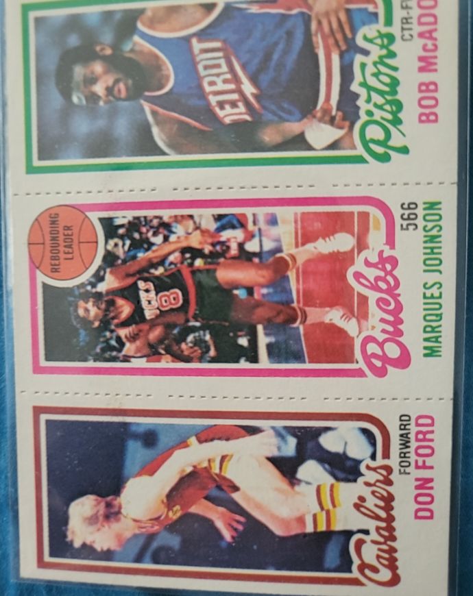 1980-81 Topps #99 Bob McAdoo / Marques Johnson / Don Ford — front