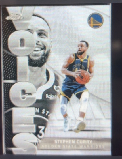 2025-26 Topps Chrome #VS-5 Stephen Curry Voices — front