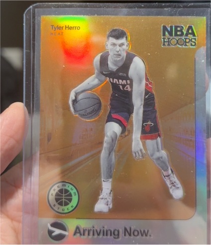 2019-20 Panini NBA Hoops Premium Stock #13 Tyler Herro — front